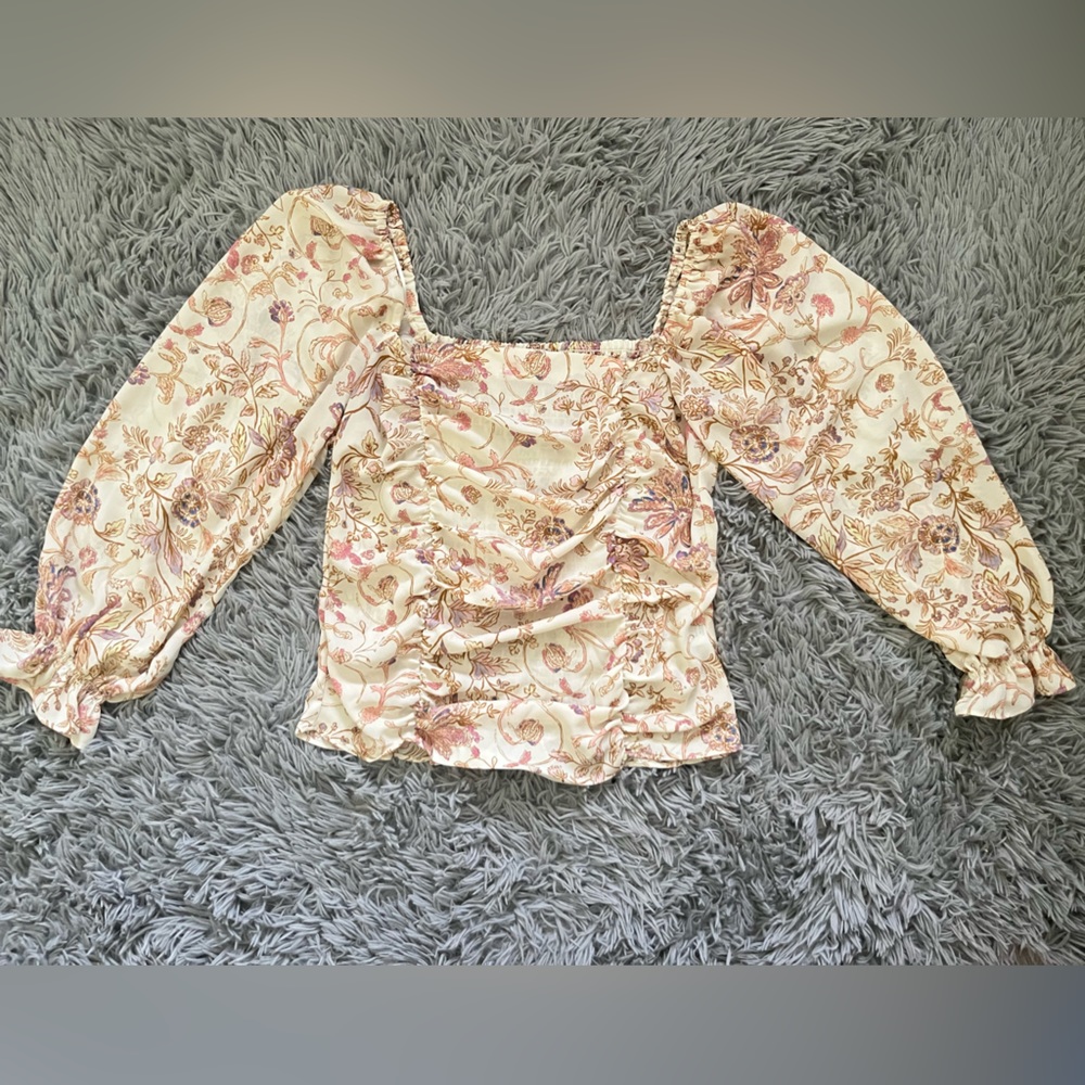 Flower Mesh Corset Top